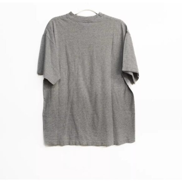 Disney Designs Mens Gray Graphic T Shirt Spellout Mickey Crew Short Sleeve L/XL - Picture 2 of 8